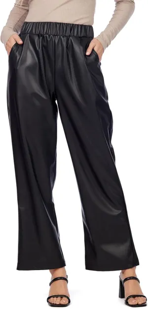 Mud Pie Women's Ballard Leather Pant
