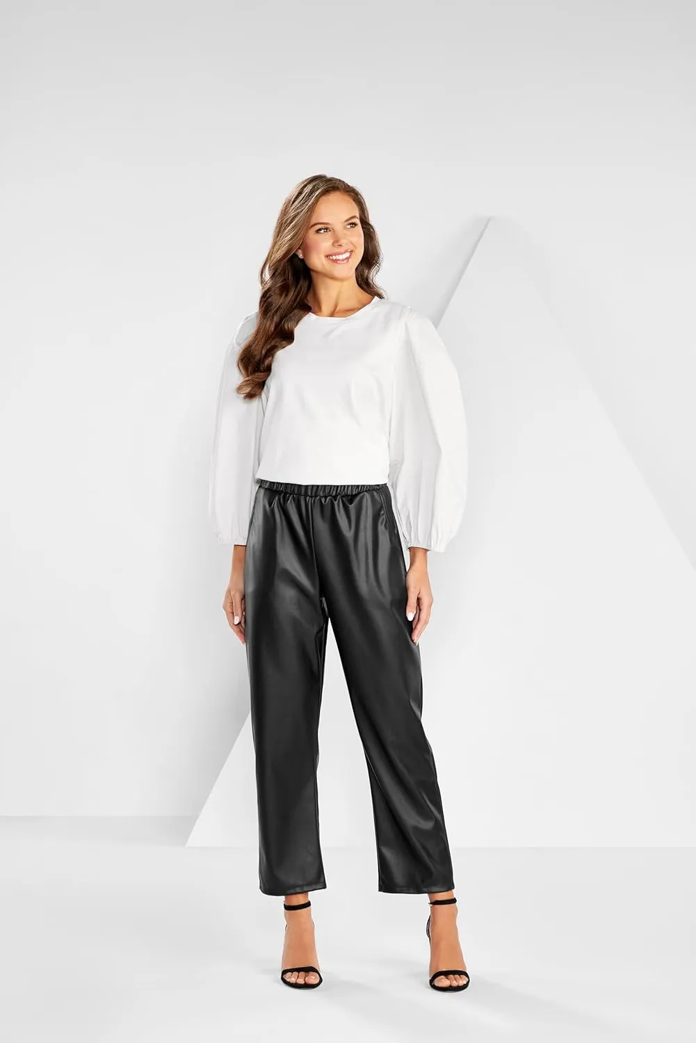 Mud Pie Women's Ballard Leather Pant