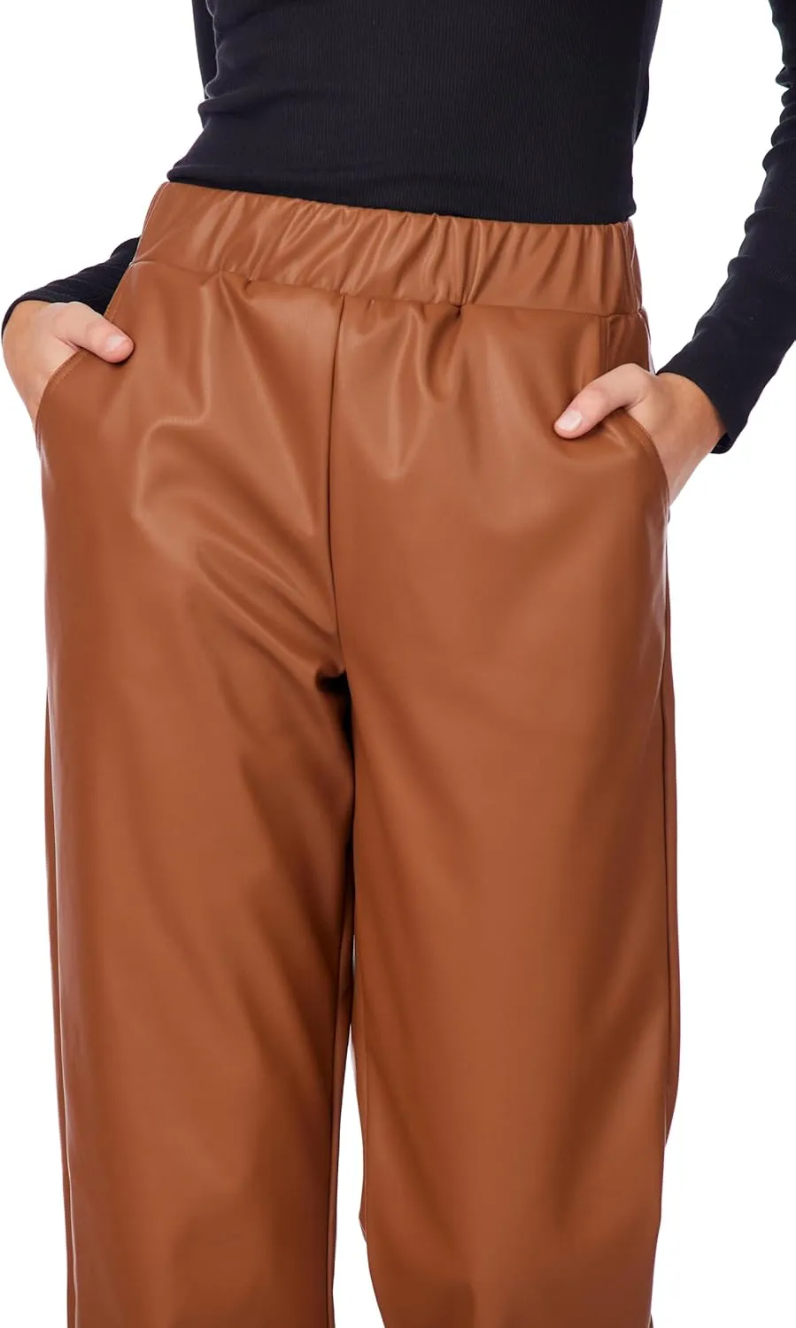 Mud Pie Women's Ballard Leather Pant