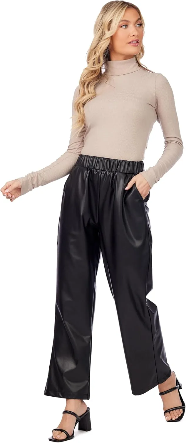 Mud Pie Women's Ballard Leather Pant