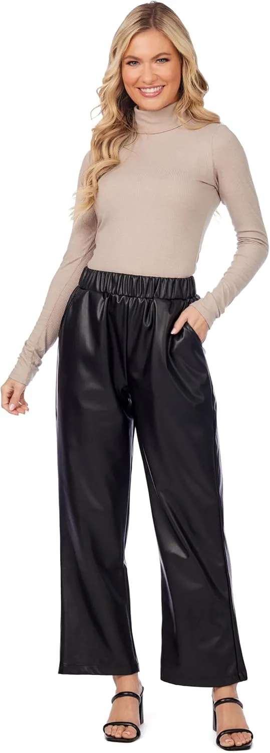 Mud Pie Women's Ballard Leather Pant
