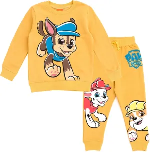 Nickelodeon Paw Patrol Sweatshirt and Fleece Pants Outfit Set Toddler to Big Kid Sizes (2T - 10-12)