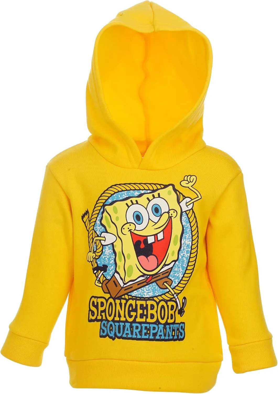 Nickelodeon SpongeBob SquarePants Fleece Pullover Hoodie and Jogger Pants Outfit Set Toddler to Big Kid