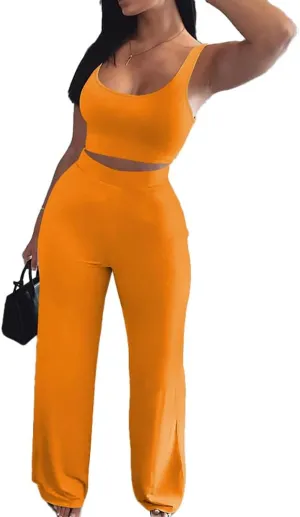 Nimsruc 2 Piece Outfits for Women Casual Sweat Sets Tracksuits