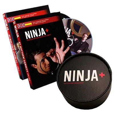 Ninja  Deluxe BLACK (Gimmicks & DVD) by Matthew Garrett - Trick