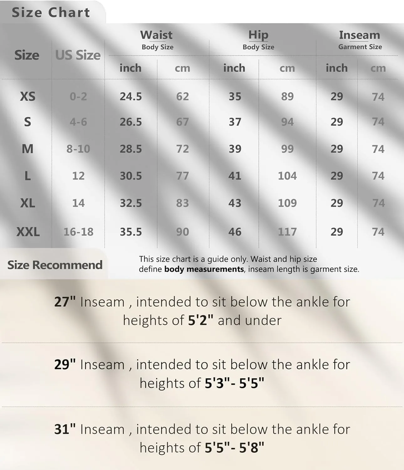 ODODOS Chiffon Flowy Wide Leg Pants for Women Lightweight High Waist Pull-On Pants with Pockets- 27" / 29" /31" Inseam
