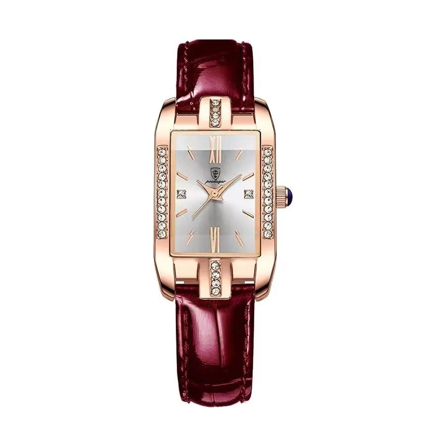 PetiteLuxe Slim Luminous Stainless Steel Quartz Watch