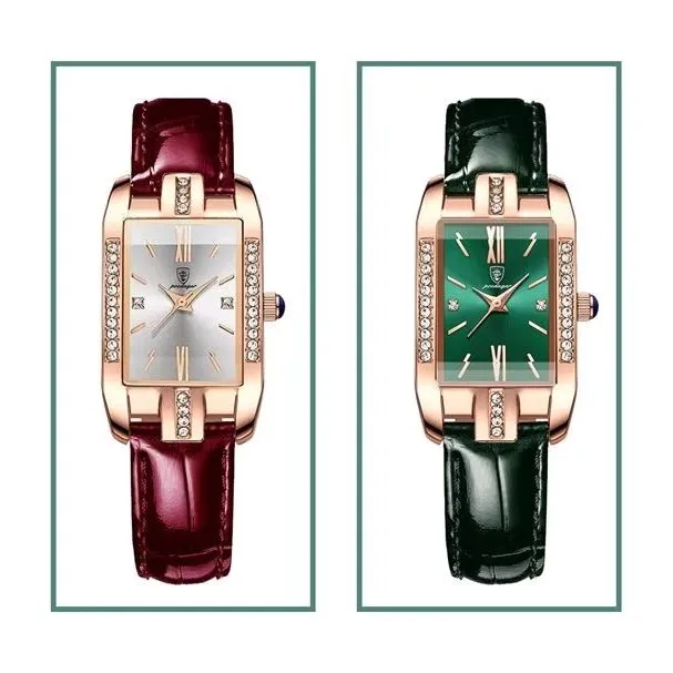 PetiteLuxe Slim Luminous Stainless Steel Quartz Watch