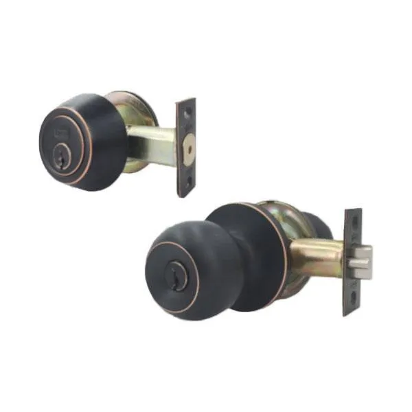 Premium Combo Lockset - Oil Rubbed Bronze - Entrance - Grade 3 - KW1