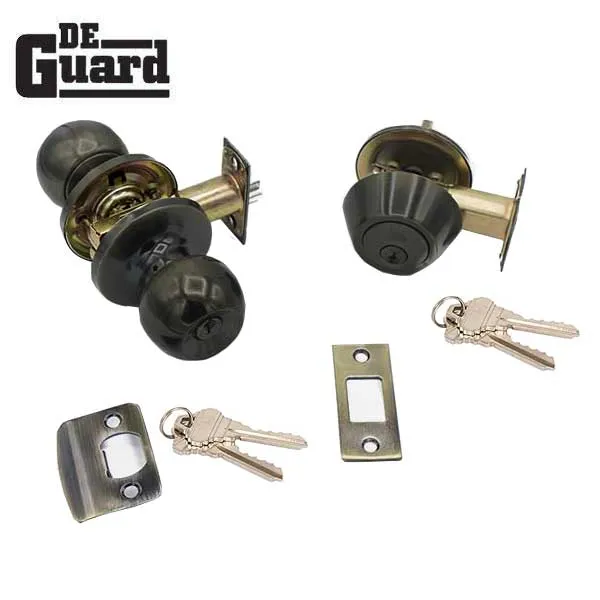 Premium Combo Lockset - Oil Rubbed Bronze - Entrance - Grade 3 - SC1