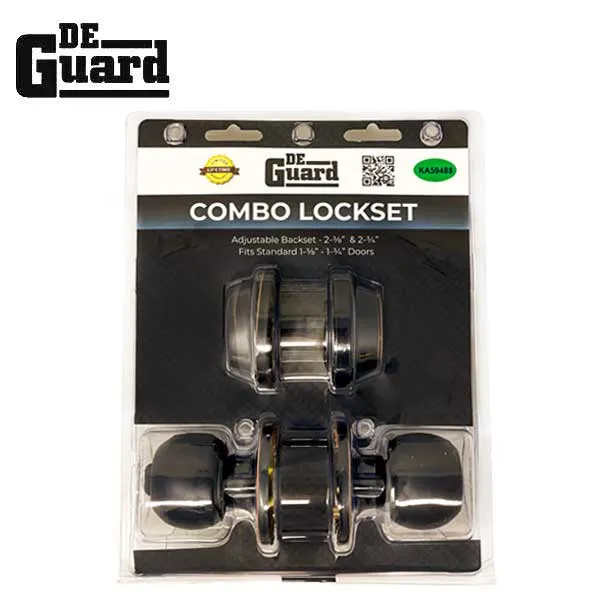 Premium Combo Lockset - Oil Rubbed Bronze - Entrance - Retail Packaging - KW1/SC1 - Grade 3