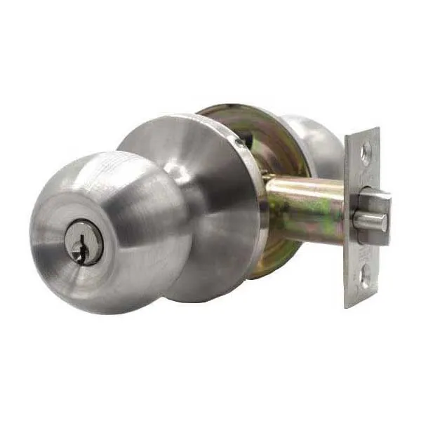 Premium Knob Set - Stainless Steel - Entrance - Grade 3 - ( SC1 / KW1 )