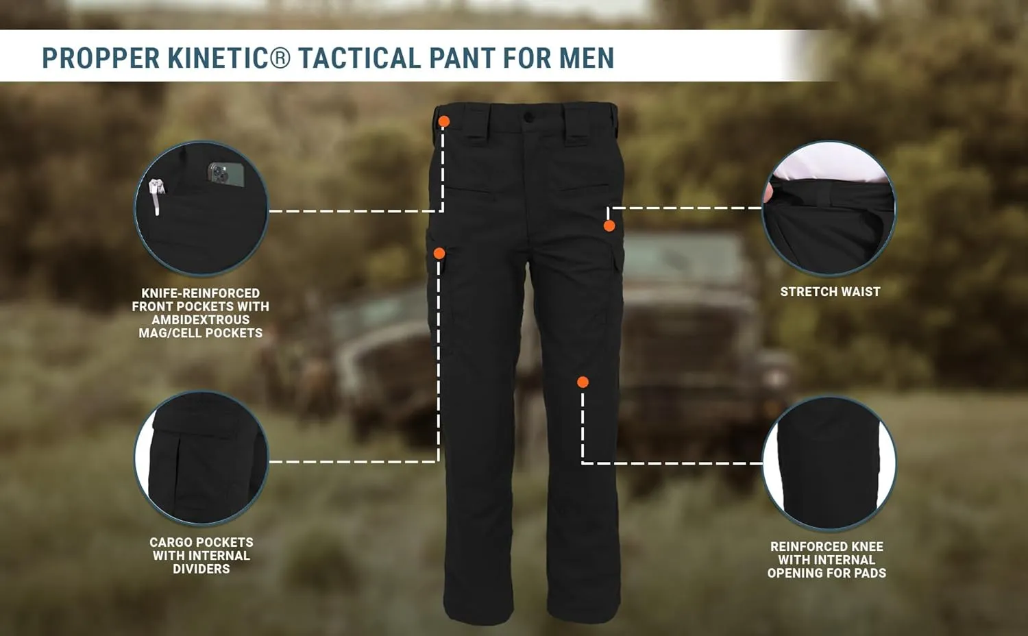 Propper Men's Kinetic Tactical Cargo Pants