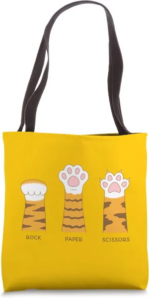 Rock Paper Scissors Tote Bag