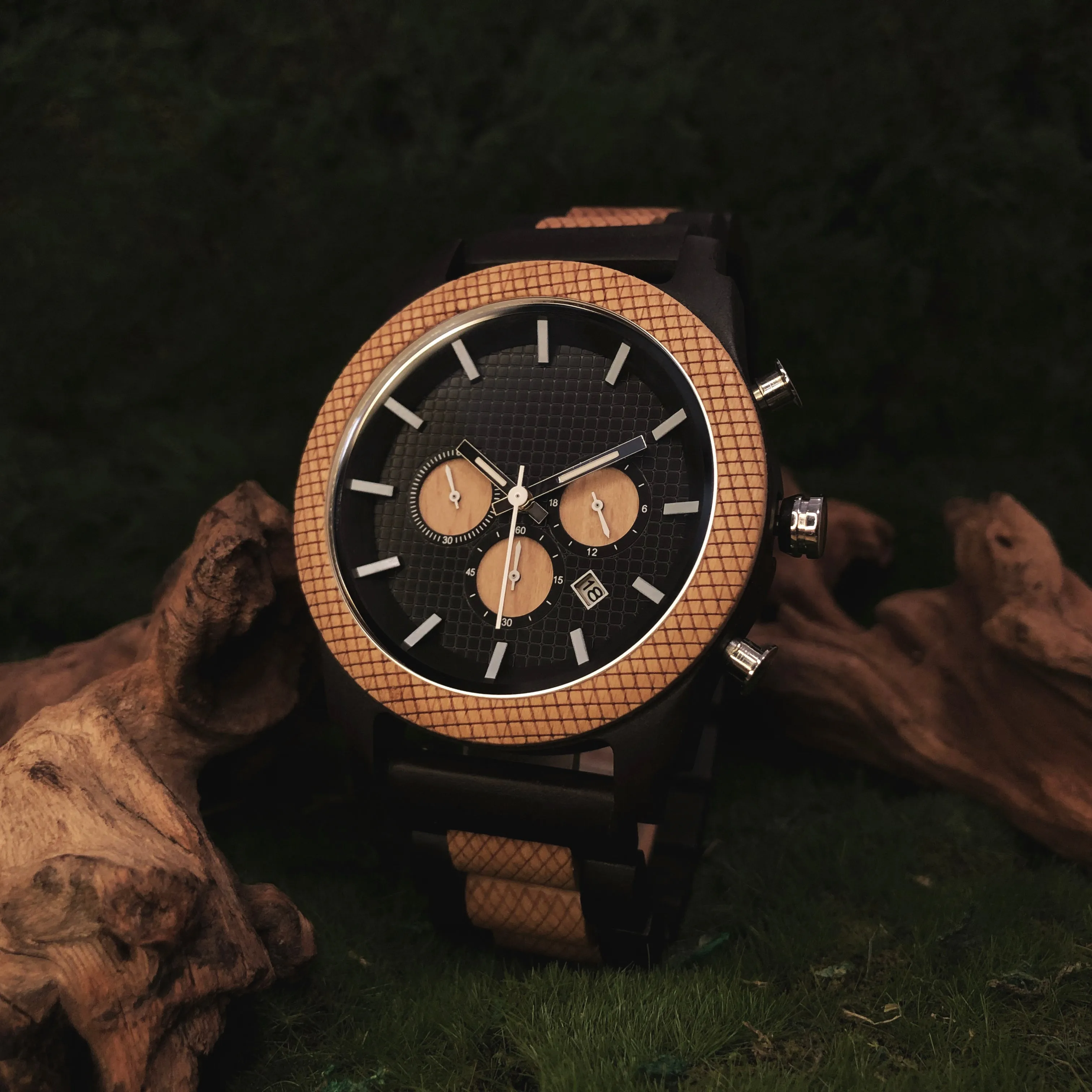 Rosa-Men Wood Watch Personalized Gift