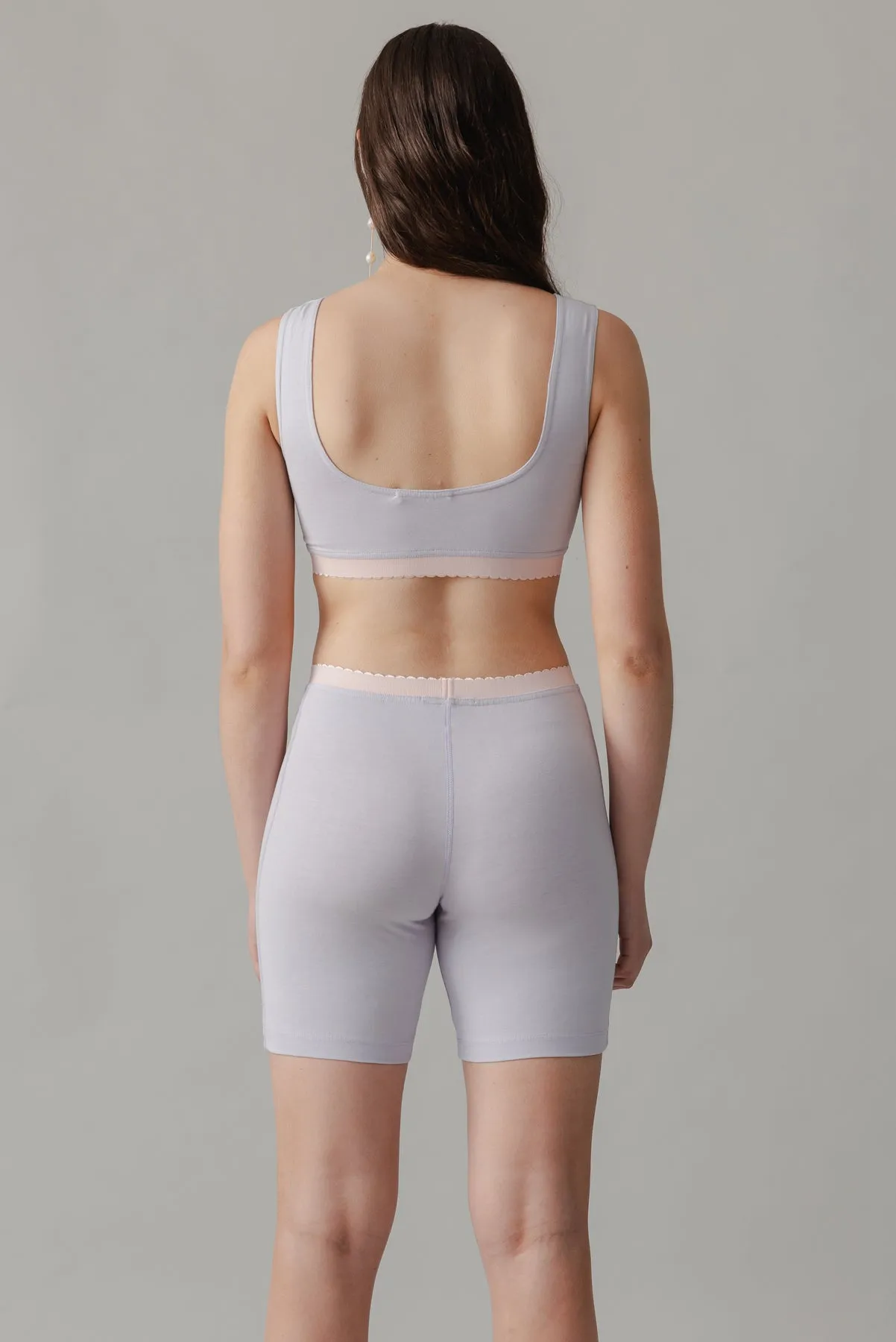 Scallop Bike Short - Marshmallow