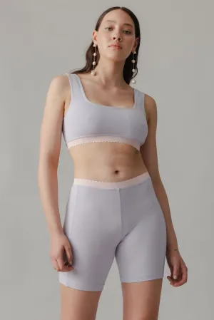 Scallop Bike Short - Marshmallow