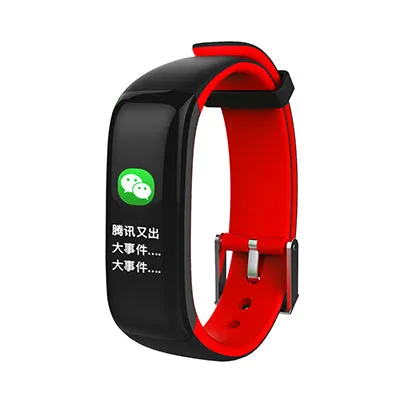 SCOMAS P1 Plus Color Display Heart Rate Monitor Blood Pressure Smart Watches Fitness Bracelet Activity Tracker Smart Wristband