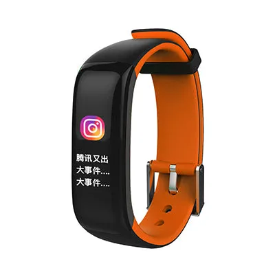 SCOMAS P1 Plus Color Display Heart Rate Monitor Blood Pressure Smart Watches Fitness Bracelet Activity Tracker Smart Wristband