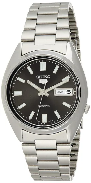 Seiko 5 Men's Stainless Steel Watch, Midnight