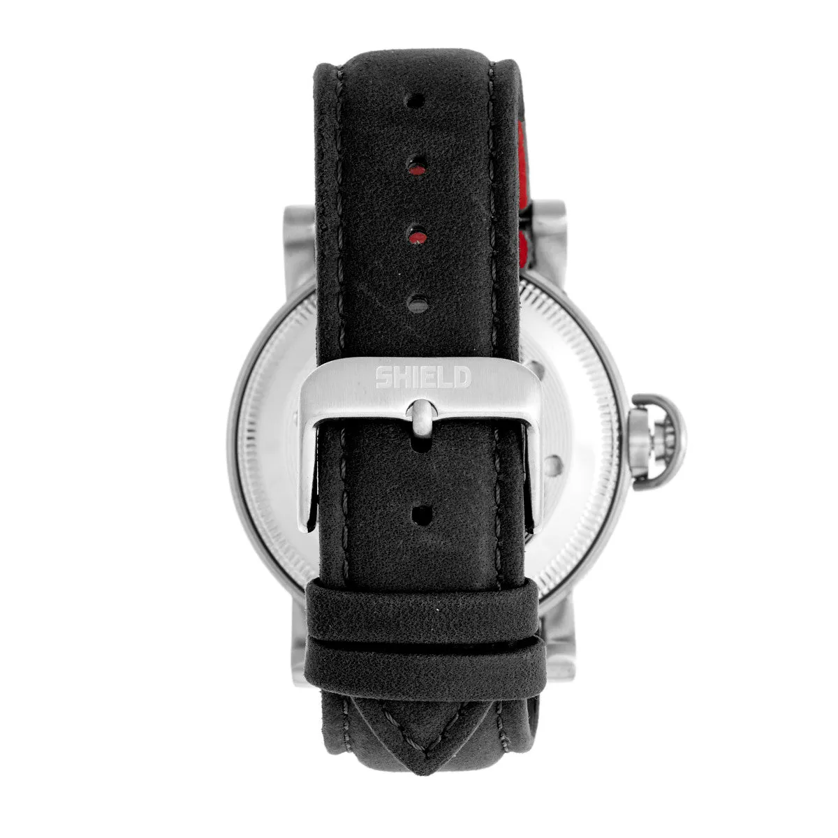 Shield Berge Leather-Band Men's Diver Watch