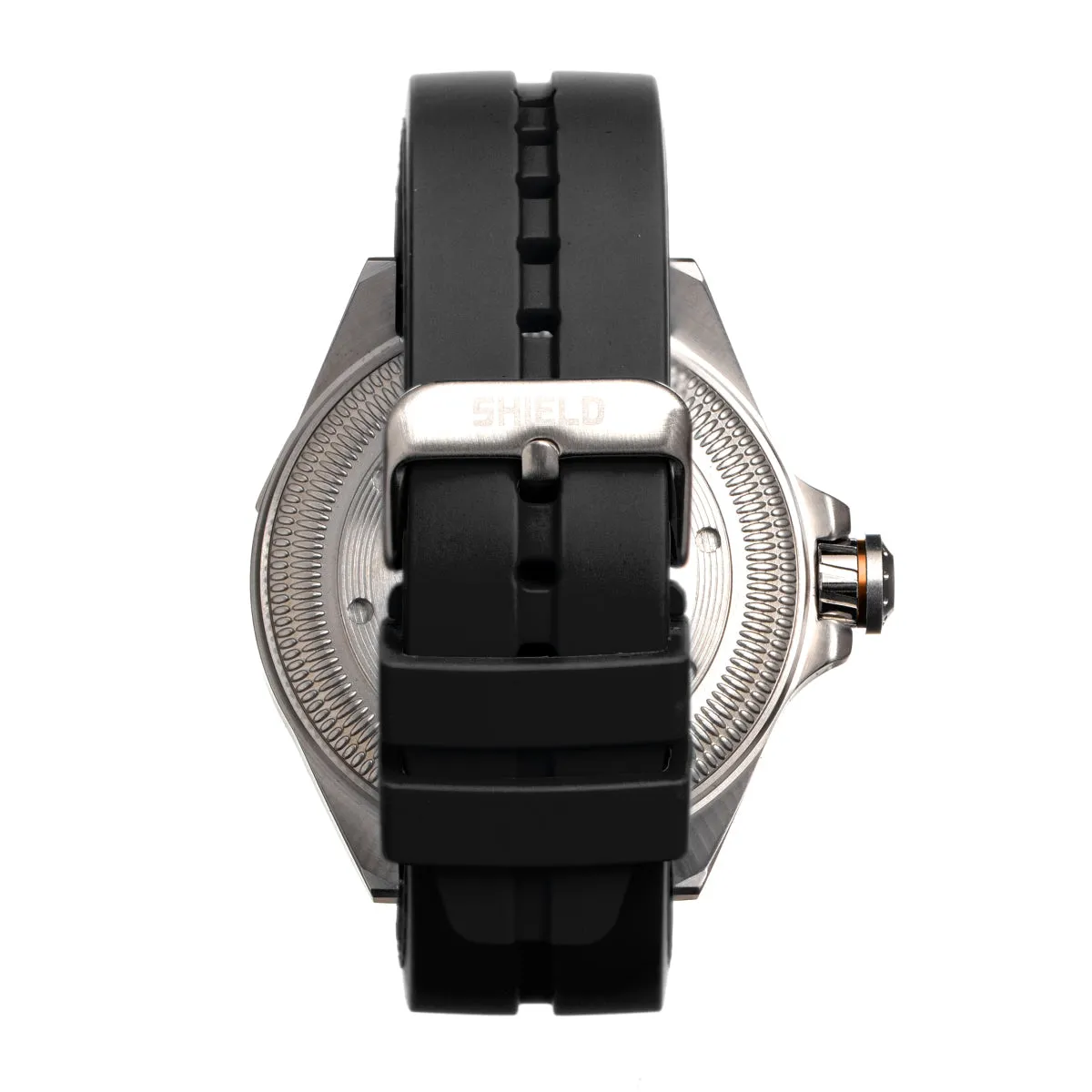 Shield Vessel Strap Watch w/Date