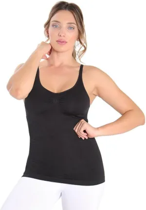 SlimMe Shaping Sport Cami Tank Tops for Women, Breathable and Comfortable Compression Camisole Tops for Women - Sizes S to XL