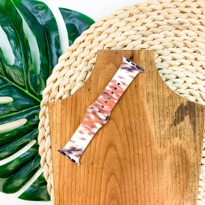 Smart Watch Band in Cow Print