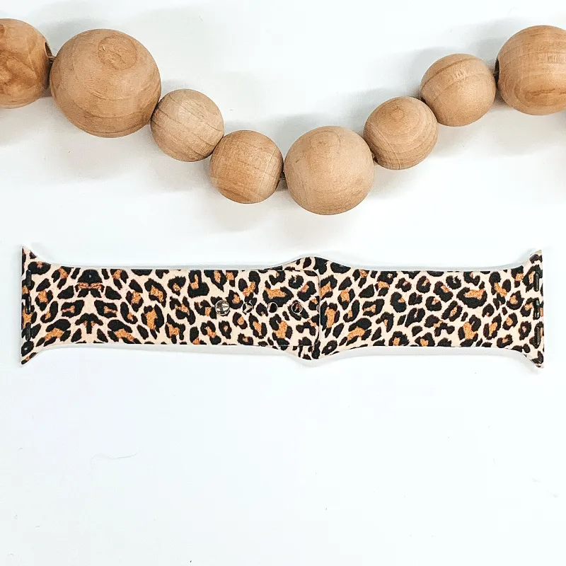 Smart Watch Band in Leopard Print