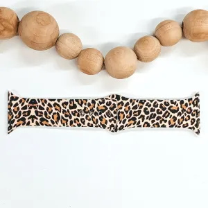 Smart Watch Band in Leopard Print
