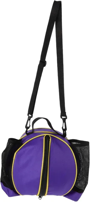 Soccer Bag for Men Stylish Oxford Sports Pouch with Side Pockets Comfortable Single Shoulder Carrying Bag for Basketball Volleyball and Daily Activities