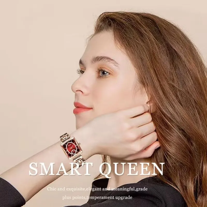 Squarify Fashionable 29.5MM Dial Student Watch