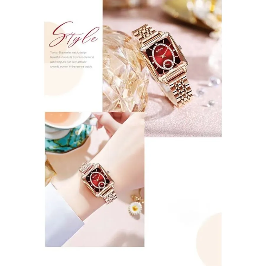 Squarify Fashionable 29.5MM Dial Student Watch