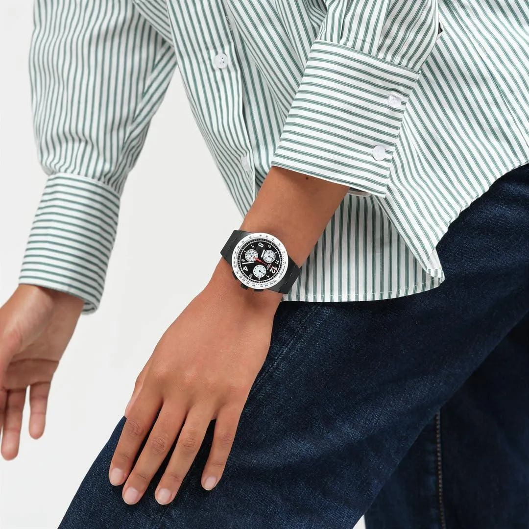 Swatch Nothing Basic About Black Watch