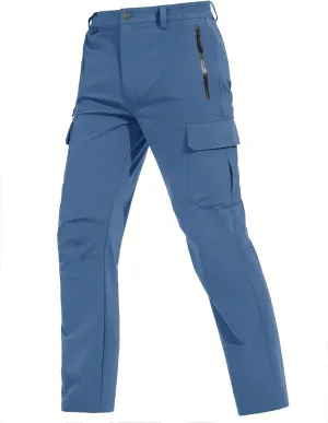 TACVASEN Men's Cargo Pants 5 Pockets Water Resistant Lightweight Quick Dry Ripstop Stretch Pants for Hiking Work Travel