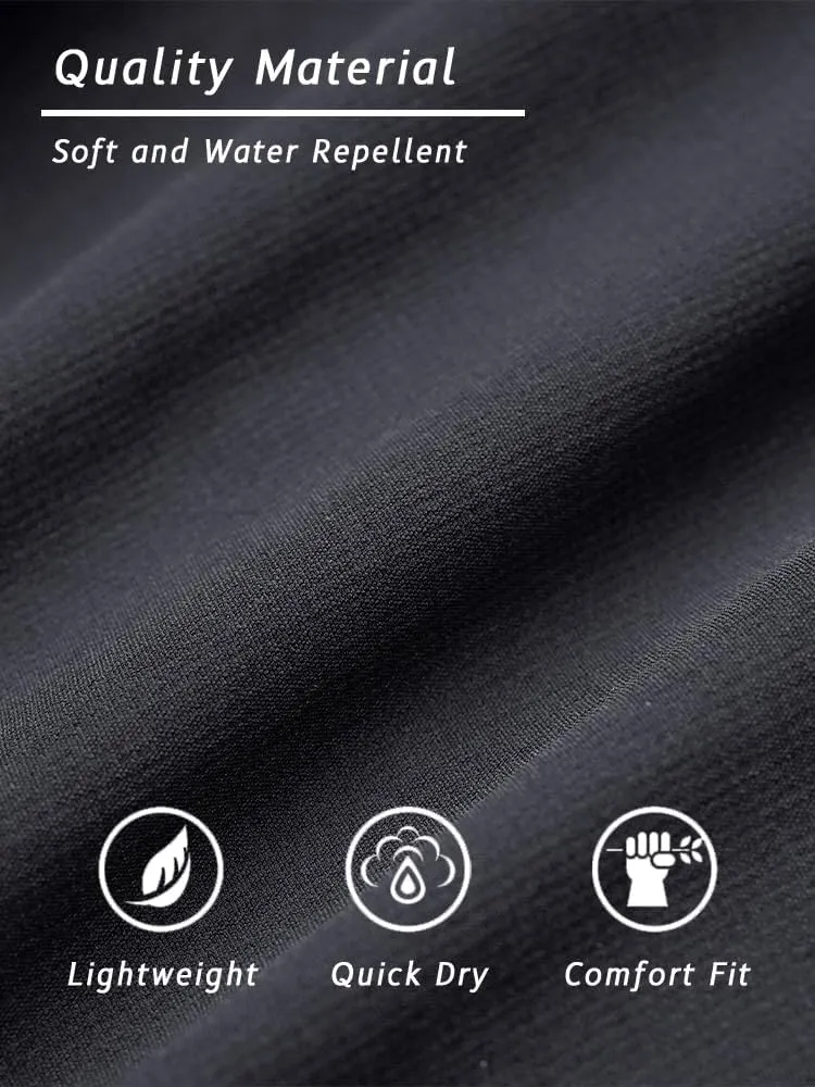 TACVASEN Men's Cargo Pants 5 Pockets Water Resistant Lightweight Quick Dry Ripstop Stretch Pants for Hiking Work Travel