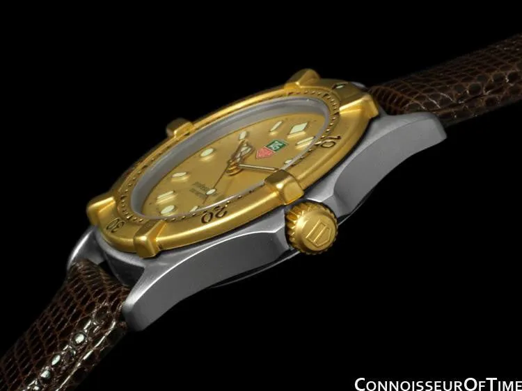 Tag Heuer Professional 2000 Mens Midsize Diver Watch - Stainless Steel & 18K Gold Plated