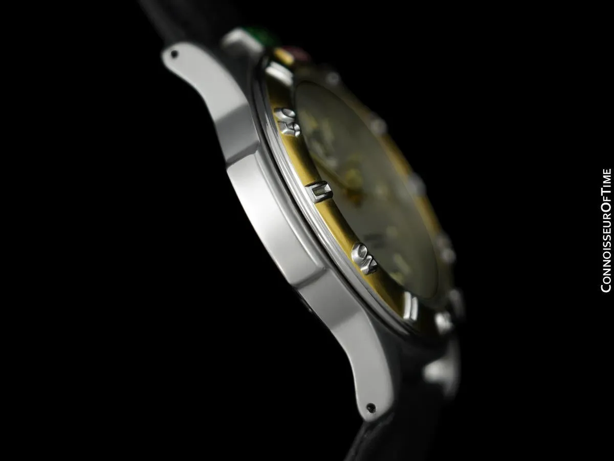 TAG Heuer Professional 4000 Full Size Mens Diver Watch - Stainless Steel & 18K Gold