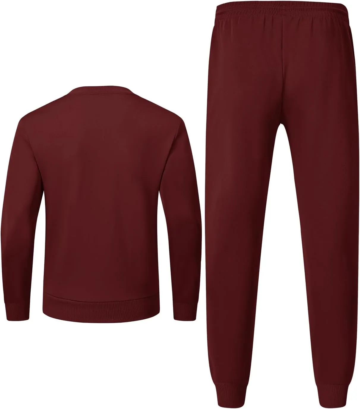 TBMPOY Mens Sweatsuits Tracksuits 2 Piece Set Jogging Outfits Long Sleeve Shirts Jogger Pants Sweat Track Suits Casual
