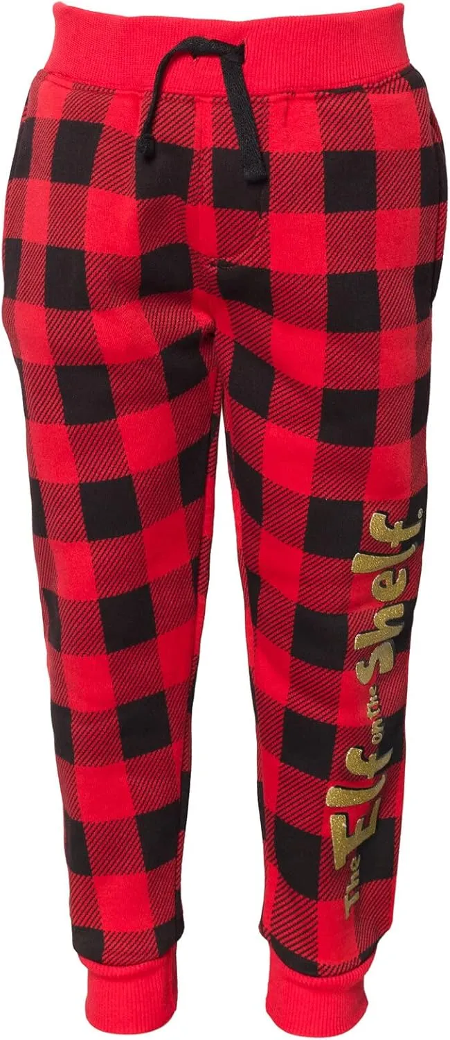 The Elf on the Shelf Fleece Pullover Hoodie and Pants Outfit Set Toddler to Big Kid