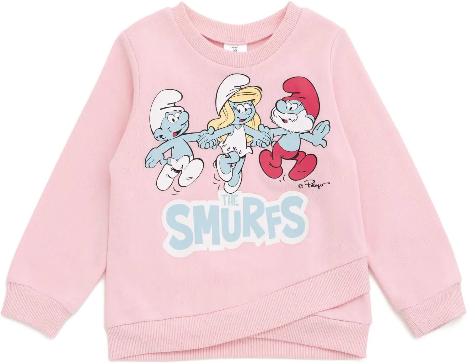 The Smurfs Crossover Fleece Sweatshirt and Pants Outfit Set Infant to Toddler Sizes (12 Months - 5T)