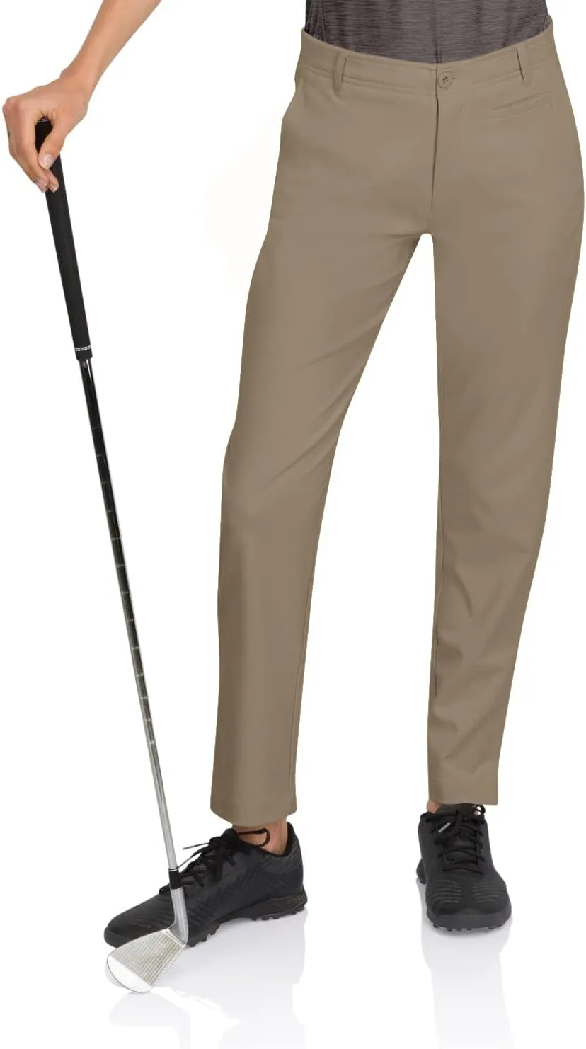 Three Sixty Six Womens Quick Dry Golf Pants - Front Coin Pocket, 4-Way Stretc, Anti-Odor & Moisture Wicking Fabric