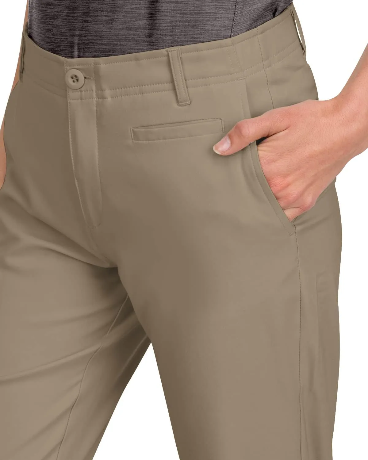 Three Sixty Six Womens Quick Dry Golf Pants - Front Coin Pocket, 4-Way Stretc, Anti-Odor & Moisture Wicking Fabric