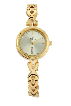 TITAN Women's Brass Strap Watch