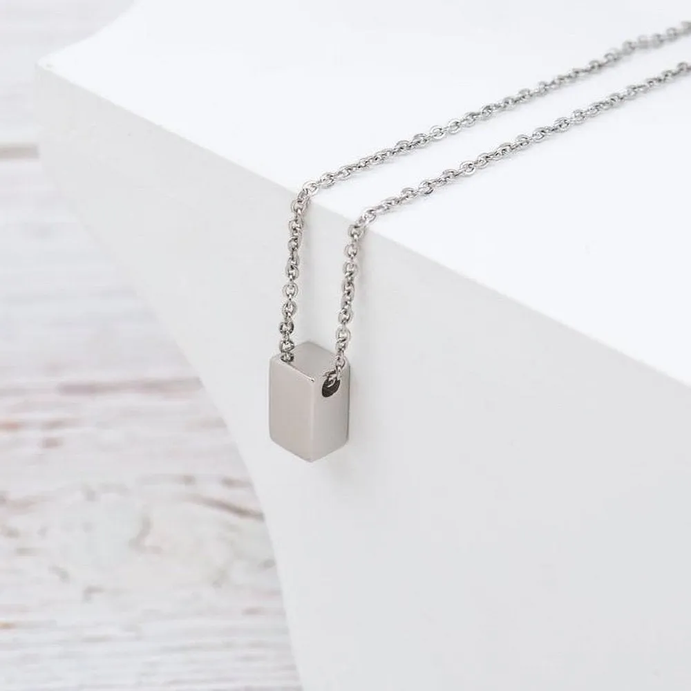 To The Best Mother Mother's Day Gift, Gift for Her, Gift for Her, Mother's Day Jewelry with Card, Card and Necklace Set for Mother's Day, Gift for Mom [Gold Cube, No-Personalized Card]