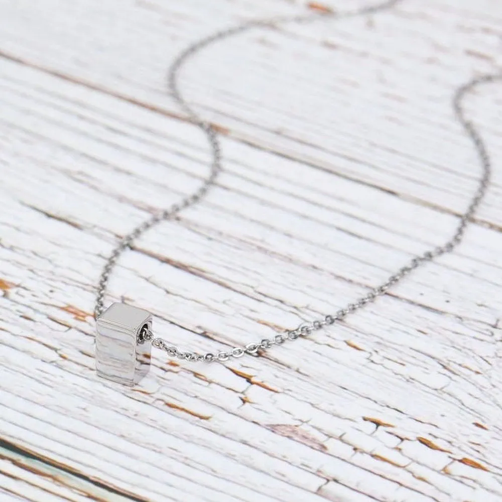 To The Best Mother Mother's Day Gift, Gift for Her, Gift for Her, Mother's Day Jewelry with Card, Card and Necklace Set for Mother's Day, Gift for Mom [Gold Cube, No-Personalized Card]