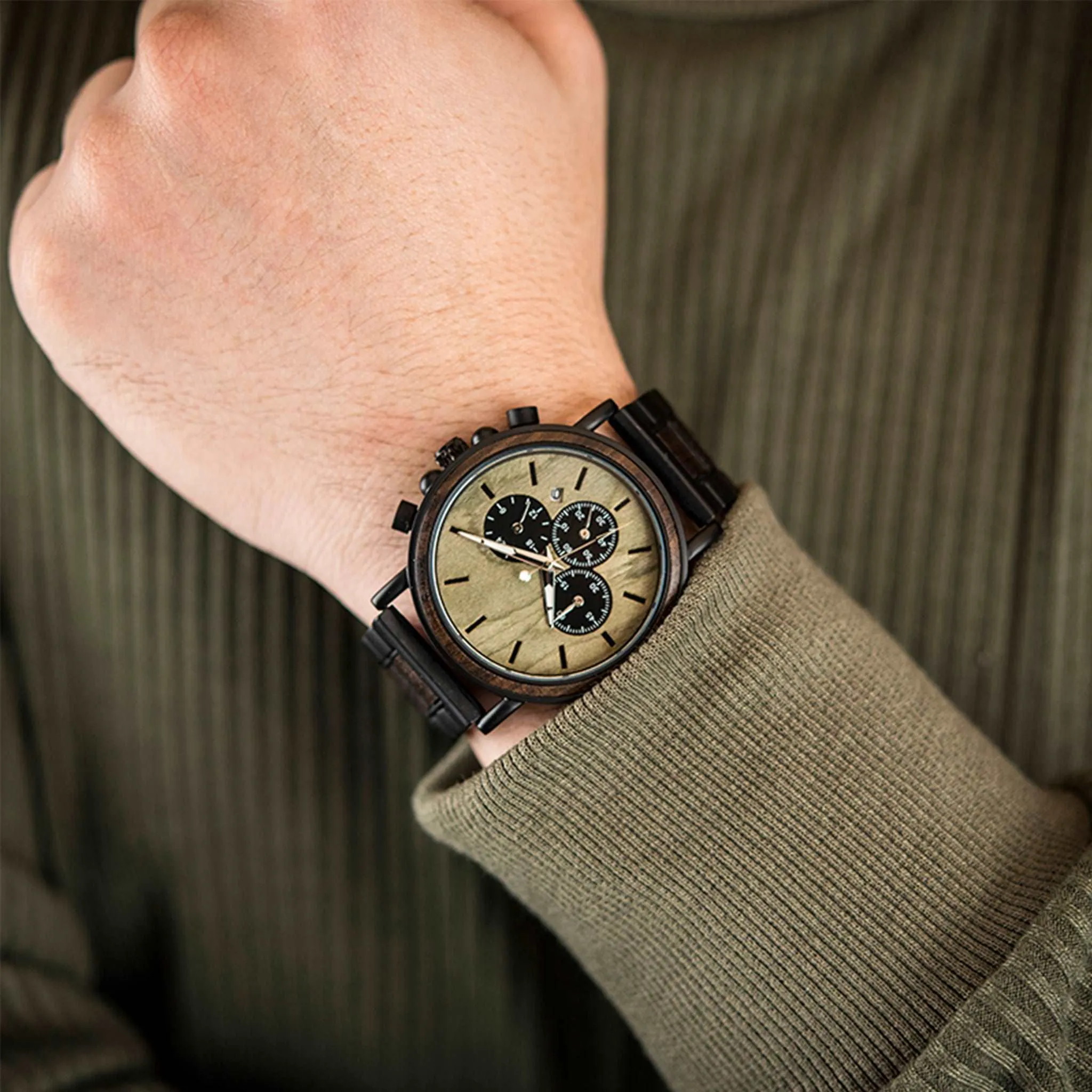 Trier-Wood Watch Men Wooden Watch Personalized Gift
