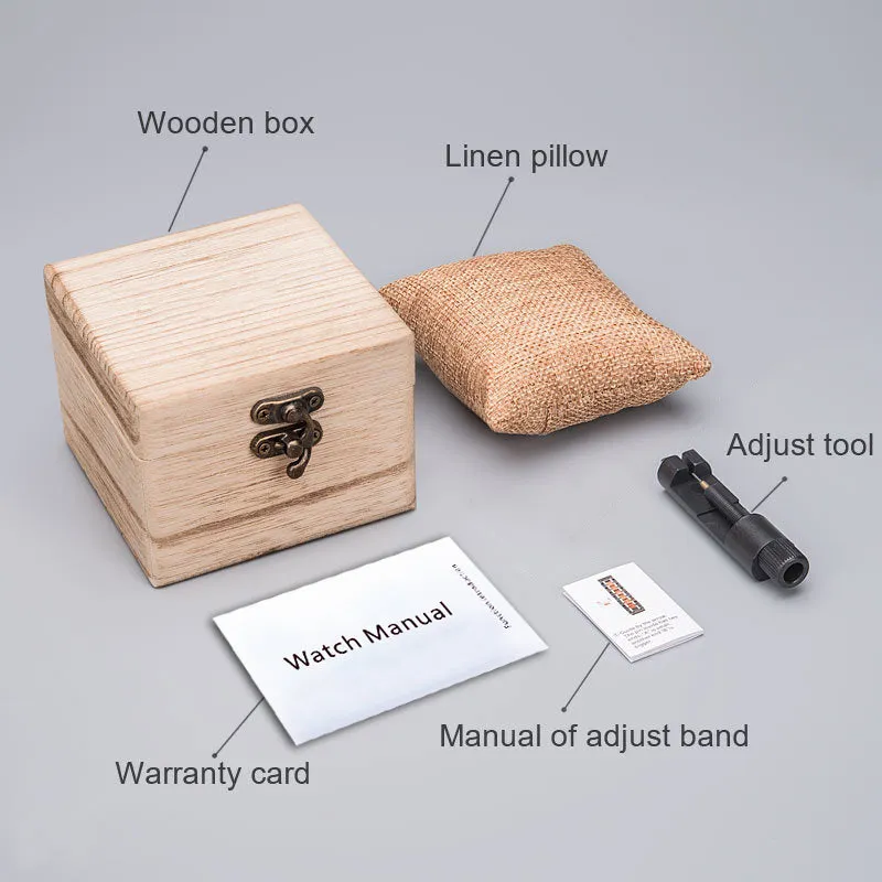 Trier-Wood Watch Men Wooden Watch Personalized Gift