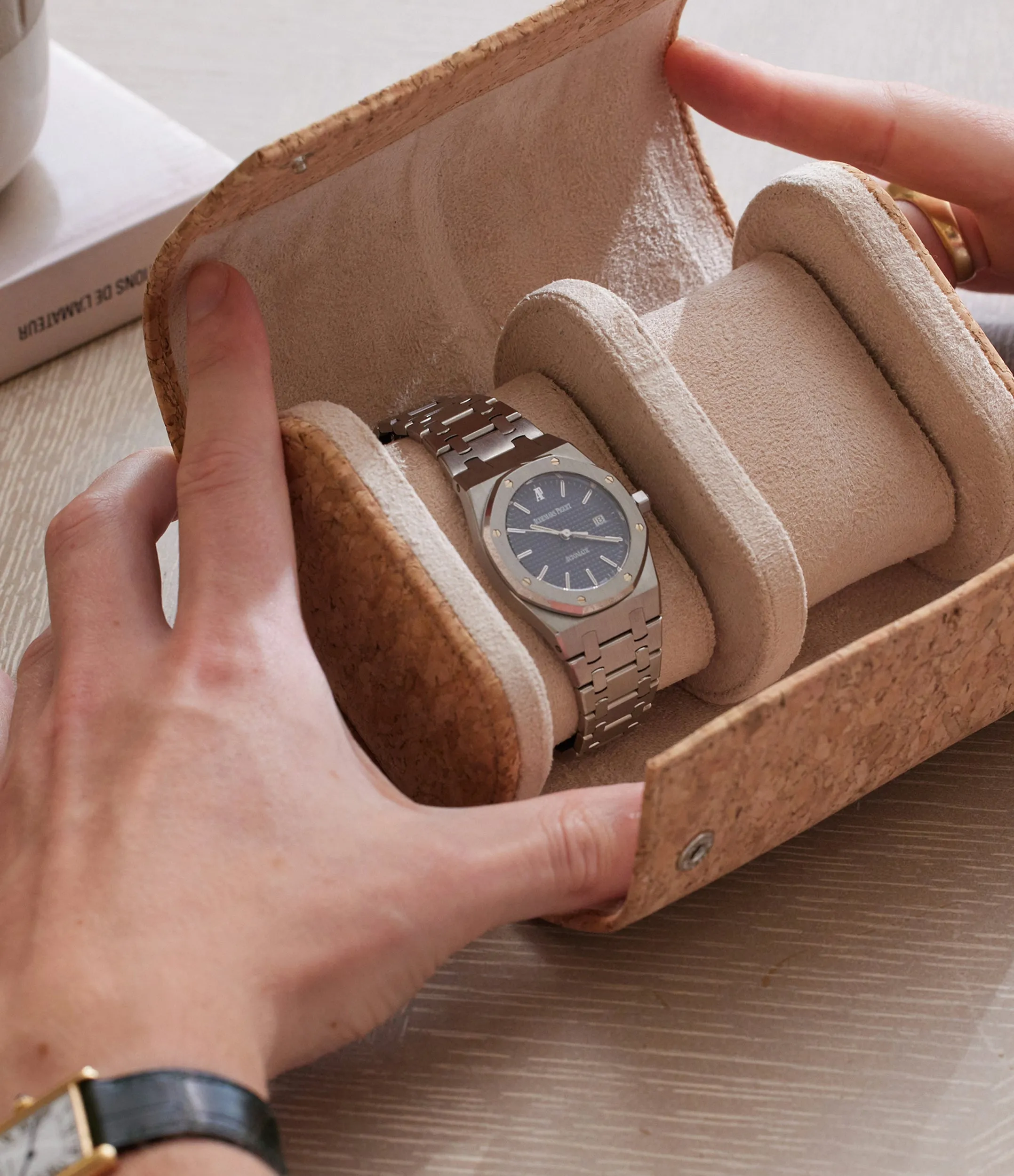 two-watch roll, cork