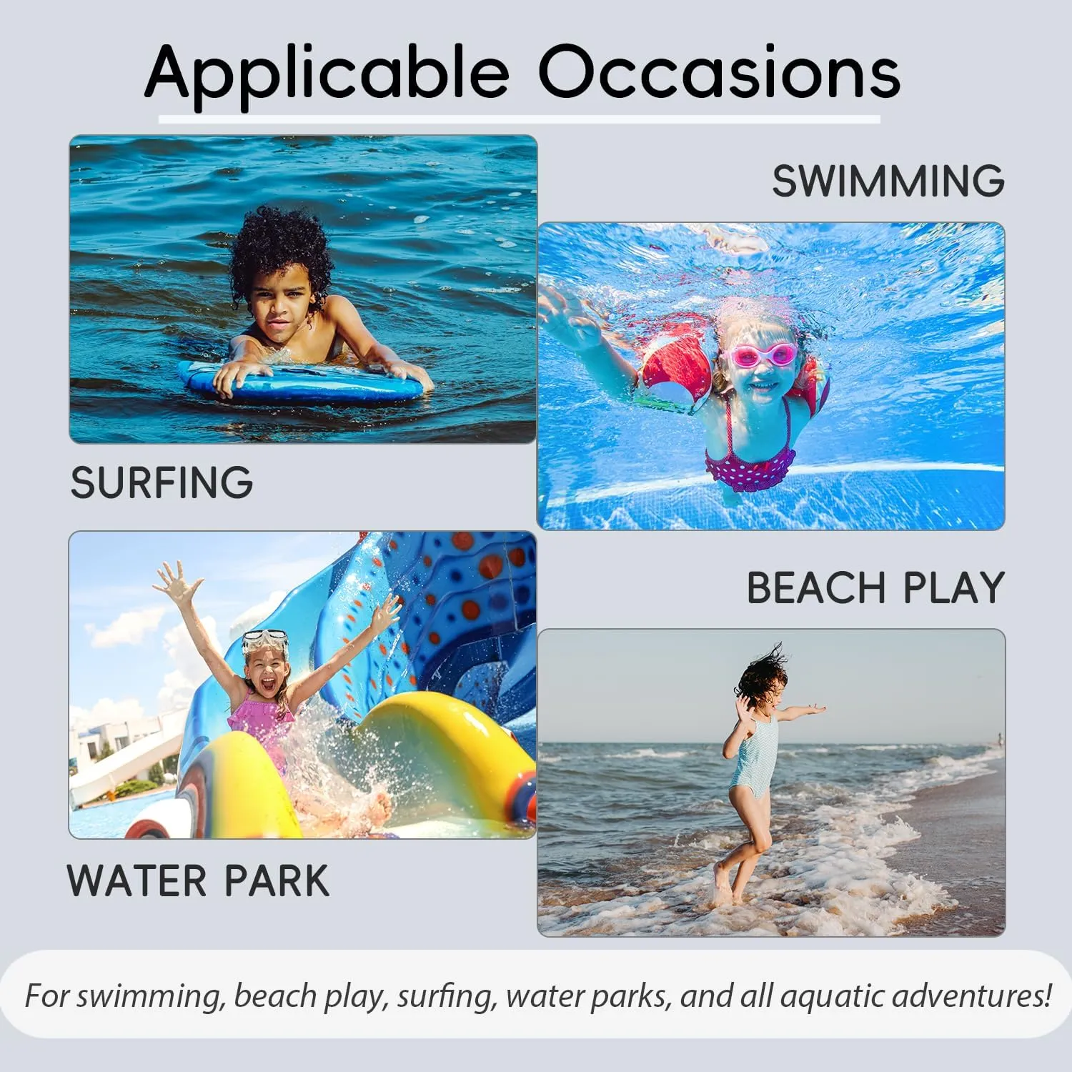 UPF 50  Kids Swim Pants, Girls Boys Swimming Leggings UV Protection Long Elastic Beach Surfing